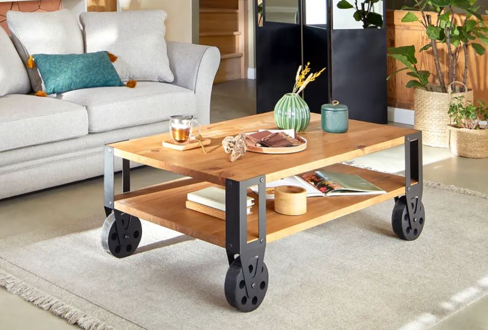 MESA DE CENTRO INDUSTRIAL